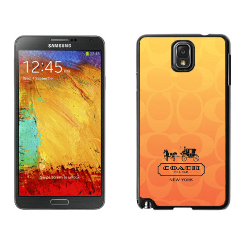 Coach In Signature Orange Samsung Note 3 Cases DSF | Coach Outlet Canada